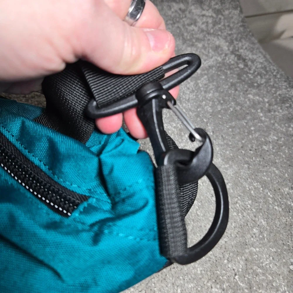 Eastern Mountain Sports‎ Teal Black Duffle Bag Weekend Travel Gear